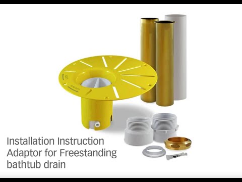 Adaptor for Freestanding tubs drain FBQD Installation Video
