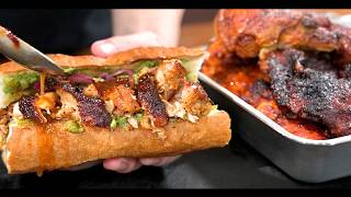 溶岩チキンでサンドを作ればそりゃうまい。