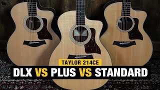Video thumbnail for 214ce vs 214ce DLX vs 214ce Plus - Taylor 214ce Guitar Comparison by Acoustic Letter