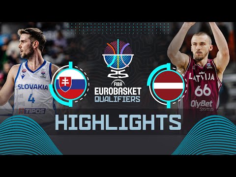 Slovakia 🇸🇰 vs Latvia 🇱🇻 | Highlights | FIBA EuroBasket 2025 Qualifiers