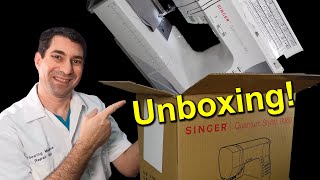 Unboxing the Quantum Stylist 9960 from Singer ***And First Stitch***