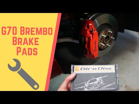 EASY Step by Step Brembo Brake Pad Replacement - Genesis G70