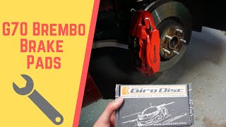 EASY Step by Step Brembo Brake Pad Replacement - Genesis G70