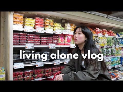 living alone vlog 🧸☁️ college days in boston, starting self care, cafes, getting my life together
