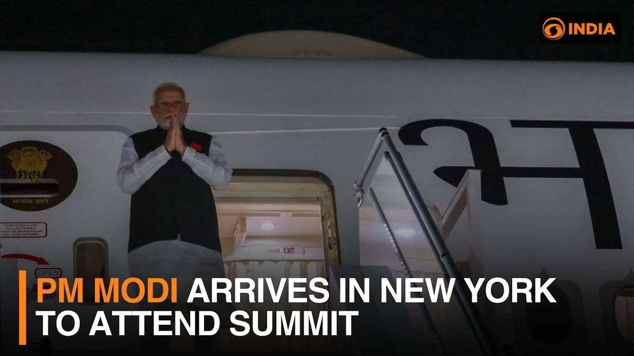 PM Modi arrives in New York to attend Summit of the Future and more | DD India Live