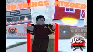 10 Things you might have missed in the past couple First Response Walworth County Updates