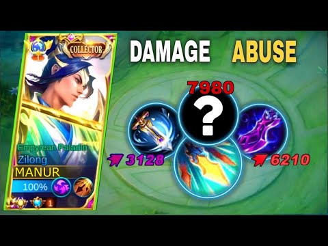 ZILONG FULL DAMAGE!! (ONE-SHOT) | THEY THINK I'M CHEATING! | ZILONG BEST BUILD-SHOT 2023 - MLBB
