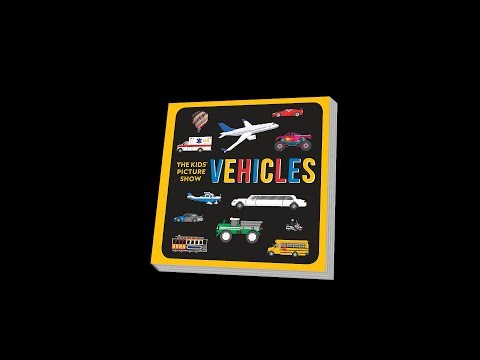 Vehicles Book Teaser Trailer - Cars, Trucks, Trains, Farm Vehicles & More  - The Kids' Picture Show