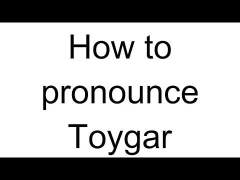 How to Pronounce Toygar (Turkish)