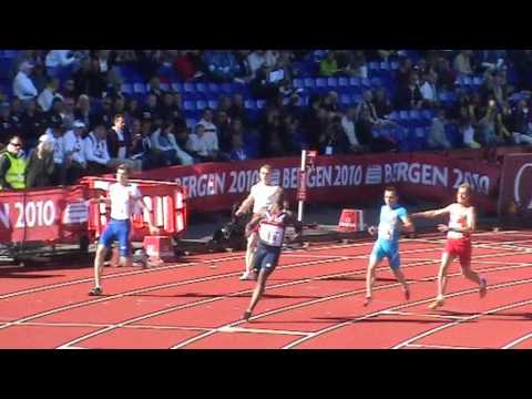 100m M Team EM Bergen - 100m heat - Dwain Chambers 9,99 sec. European Team Championships 2010 Bergen