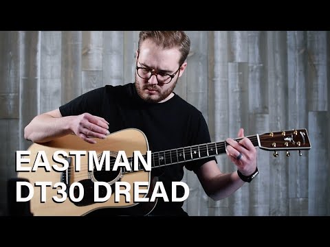 Eastman DT30 D, Double Top Dreadnought, Sitka Spruce, Indian Rosewood - VIDEO image 11