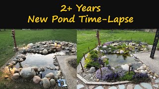 Time Lapse of a New Pond Over 2 Years - Atli Eon Camera