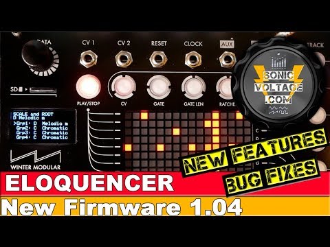 Eloquencer New 1.04 Features Update! Eurorack Modular Sequencer