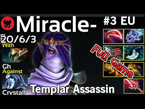 Miracle- [Liquid] plays Templar Assassin!!! Dota 2 Full Game 7.21