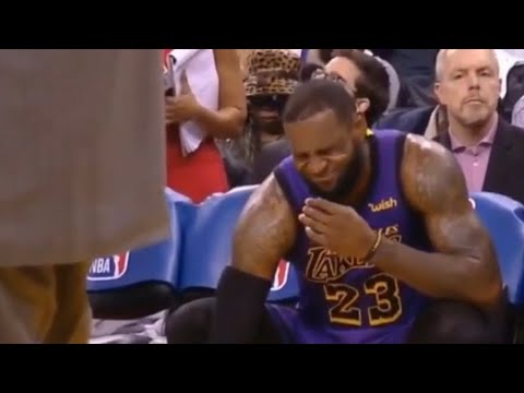 LEBRON JAMES GROIN INJURY!