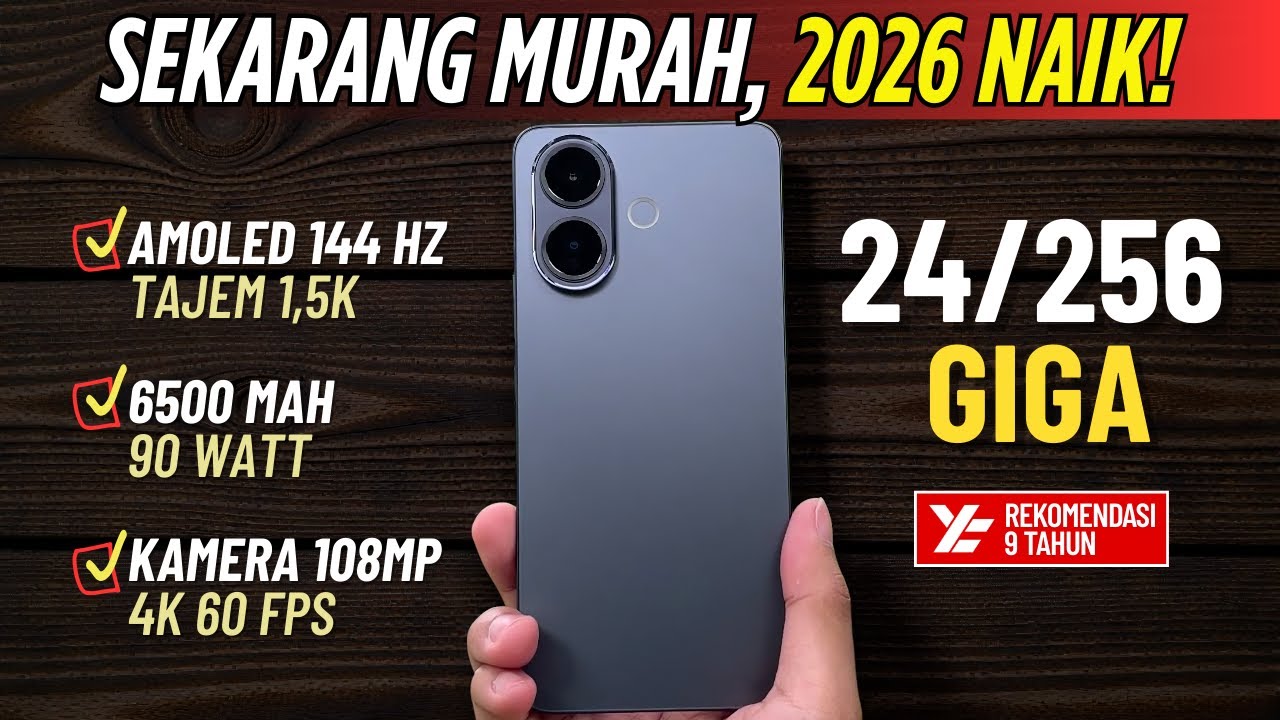 5 HP MURAH TERAKHIR SEBELUM SEMUA NAIK DI 2026 (1 - 3 Juta)