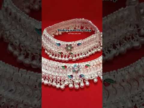 silver payal collection #viralvideo #payalcollection #jewellery #bangles #song