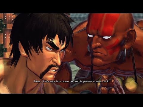 Street Fighter X Tekken: All Rival Scenes With Music (English)