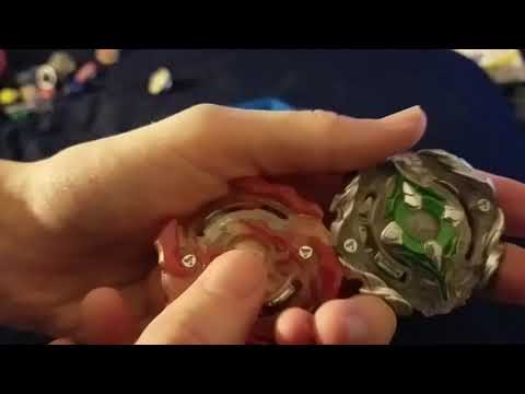 Beyblade burst anime vs real life (Roktavor vs Yegdrion y2)