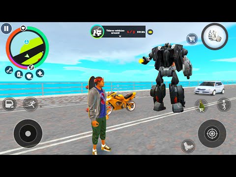 Vegas Crime Simulator 2 (Robot Fight With Robot Car) Games Kon – HD Android Gameplay