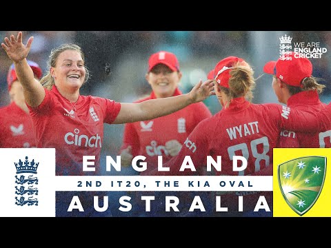 Close Scoring Thriller! | Highlights - England v Australia | 2nd Women's Vitality IT20 2023