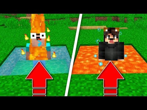 ATEŞ VE SUDAN SON ÇIKAN KAZANIR! 😱 - Minecraft