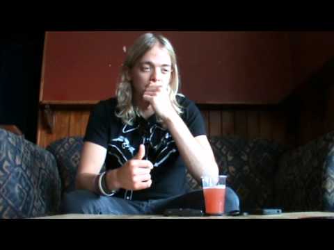 Black Stone Cherry Interview - www.roomthirteen.com with Ben Wells, Wrexham, 25.6.12.