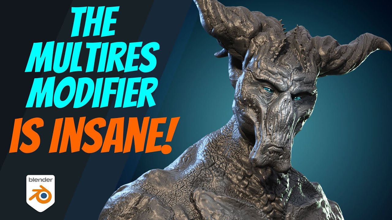 The Multiresolution Modifier is Insane!!! - Blender 3