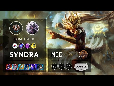 Syndra Mid vs Viktor - KR Challenger Patch 10.25b