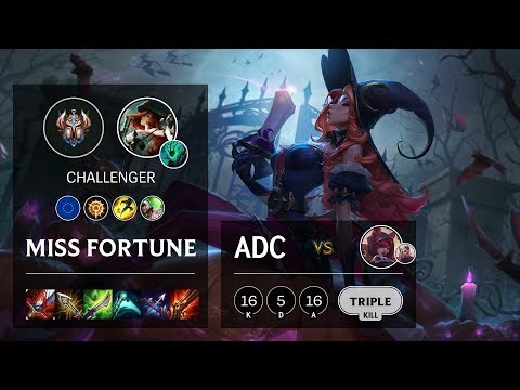 Miss Fortune ADC vs Xayah - EUW Challenger Patch 10.7