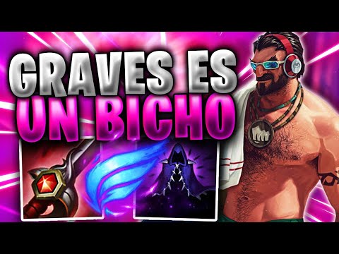 ¡MODO DIOS ACTIVADO con GRAVES! ¡Este CAMPEÓN CARRILEA *Otra Vez* como un jodido ANIMAL!