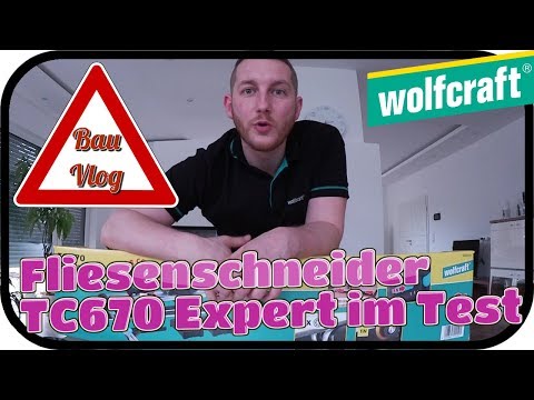 Fliesen legen mit dem TC670 Fliesenschneider - BauVlog 04.03.2018 ★ Bautagebuch [Reupload]
