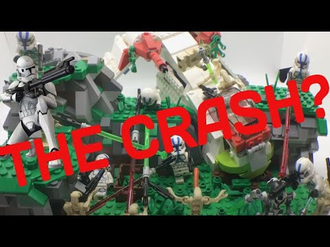 Crashed Republic Gunship Moc