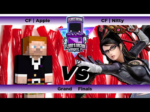 Flynn's Arcade 057 Grand Finals - CF | Apple (Steve) Vs CF | Nitty (Bayonetta)   SSBU Tournament