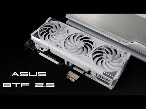 Quick Look at the BTF 2.5! ASUS  TUF GAMING WHITE 5070TI BTF Edition Unbox and Install Demonstration