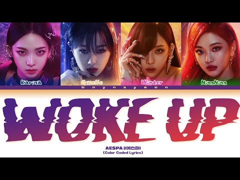 [ AI COVER ]-HOW WOULD (AESPA 에스파) SING "WAKE UP" BY (Color Coded Lyrics)