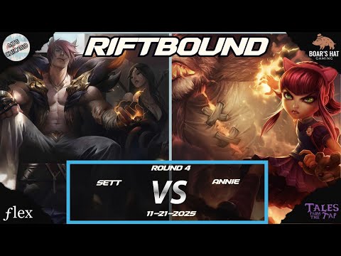 Sett VS Annie  [Riftbound Gameplay Round 4]