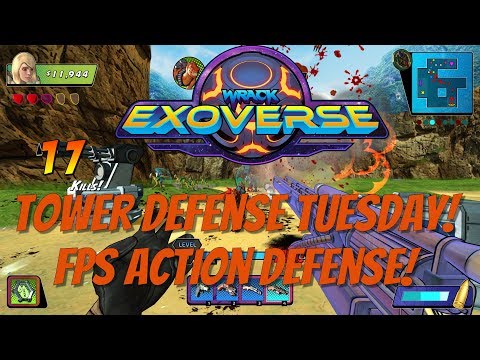 Tower Defense Tuesday! Wrack: Exoverse FPS Action Defense!