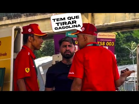 Mudinho Abuu Apavorando os Frentistas 😂
