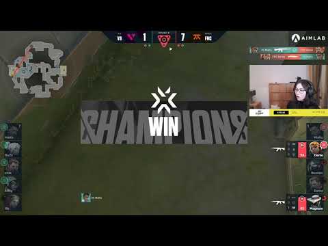 Kyedae reacts at Derke Knifing Mako | Fnatic vs Vision Strikers