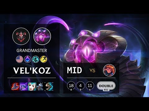 Vel'Koz Mid vs Zoe - NA Grandmaster Patch 10.11