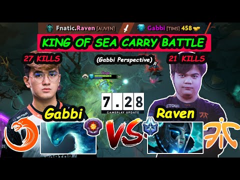 KING OF SEA CARRY BATTLE | TNC Gabbi [Morphling] Master Tier vs Fnatic Raven PA  Dota 2 7.28