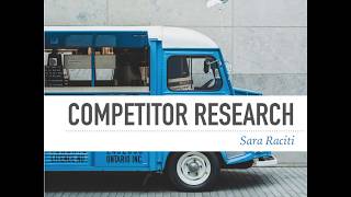 Week 1: Competitor Research