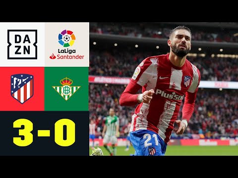 Carrasco leitet souveränen Sieg im Regen von Madrid ein: Atletico - Real Betis 3:0 | LaLiga | DAZN