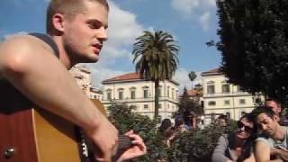 Jay Brannan - Soda Shop - Rome, IT in Piazza Celimontana, near the Colosseum! :D