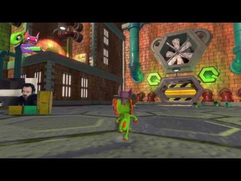 Yooka-Laylee playthrough pt60 - Can I Complete the Slide? (hilarity!)