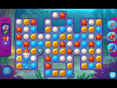 Fishdom Super Hard Level 9172 (with 2 Lightning Boosters) @choraelmin