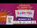 Liga SP - Definição da Ordem dos Desfiles | Carnaval 2025 -  Grupo Acesso 1 e 2