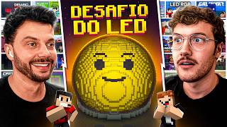 A Esfera de Las Vegas no Minecraft  - Desafio do LED #01