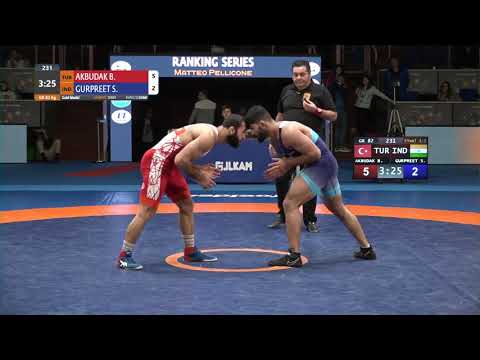 B. AKBUDAK (TUR) v. S. GURPREET (IND) | GR 82 kg | GOLD